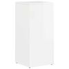 vidaXL Prateleira Lateral Branco Brilhante 33 x 32 x 70,5 cm