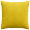 vidaXL Travesseiros de Sof&aacute; 2 pcs Amarelo 80 x 80 cm
