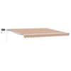 vidaXL Toldo retr&aacute;til Multicolor 400 &times; 300 cm Tecido e Alum&iacute;nio
