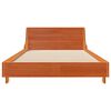 vidaXL Cama sem colch&atilde;o 90x190 cm madeira de pinho maci&ccedil;a castanho-mel