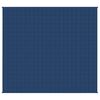 vidaXL Manta pesada 11 kg 220x235 cm tecido azul