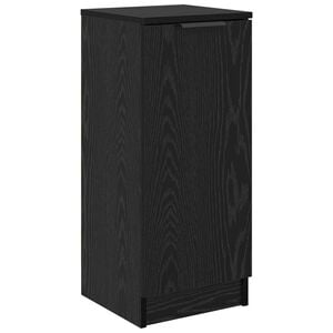 vidaXL Buffet Carvalho Preto 30 x 30 x 70 cm Derivados de Madeira