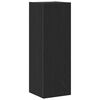 vidaXL Gabinete de TV de Parede 30,5 x 30 x 90 cm Carvalho Preto