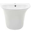 vidaXL Lavabo Branco 47 x 45 x 37 cm Cer&acirc;mica Vidrada
