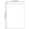 vidaXL Cortinas Blackout com Argolas 2 pcs Azul Claro 175 x 140 cm