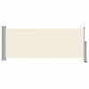 vidaXL Toldo lateral retr&aacute;til para p&aacute;tio 100x300 cm creme