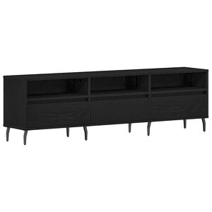 vidaXL Gabinete para TV 150 x 30 x 44,5 cm Carvalho Preto