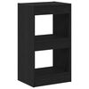 vidaXL Gabinete de Livros 2 n&iacute;veis 40 x 30 x 71,5 cm Carvalho Preto