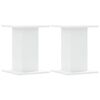vidaXL Suportes p/ plantas 2 pcs 30x30x40 cm derivados madeira branco