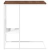 vidaXL Mesa de apoio 55x36x59,5 cm derivados de madeira branco