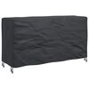 vidaXL Capa para M&oacute;veis Liso Preto 180 x 70 x 90 cm 210D
