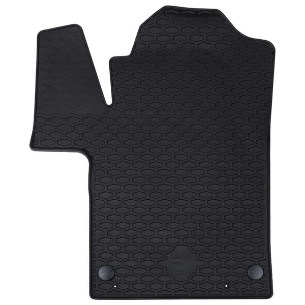 vidaXL Tapete de carro 2 pcs Preto TPE