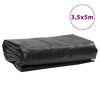 vidaXL Lona 3,5x5 m 650 g/m² antracite