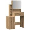 vidaXL Mesa de vestir Carvalho Artesanal 80 x 35 x 132 cm