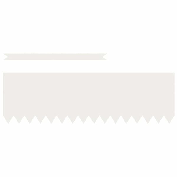 vidaXL Acabamento para Gramado 30 pcs Branco 100 x 0.05 x 20 cm