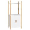 vidaXL Arm&aacute;rio alto 60x40x141 cm derivados de madeira branco