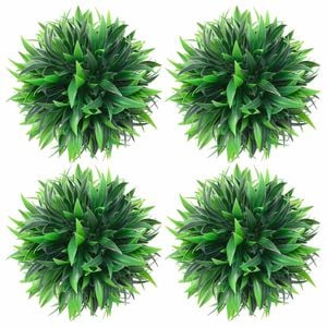 vidaXL Bolas de buxos artificiais 4 pcs 15 cm