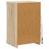 vidaXL Aparador com luzes LED 41x37x67 cm carvalho sonoma