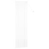 vidaXL Persiana de Janela com cortinas Manual Branco Alumínio