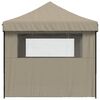 vidaXL Tenda de Festa Cinzento-acastanhado 279 x 410 x 315 cm