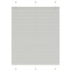 vidaXL Cinzento Luz Plissada Cega 105x100 cm Largura Tecido 104,4cm