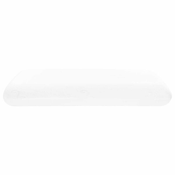 vidaXL Travesseiro para Dormir Liso Branco 74 x 39 x 13 cm