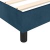 vidaXL Estrutura de cama com molas 90x190 cm veludo azul-escuro