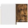vidaXL Arm&aacute;rio suspenso Carvalho Defumado e Branco 57 x 57 x 40 cm