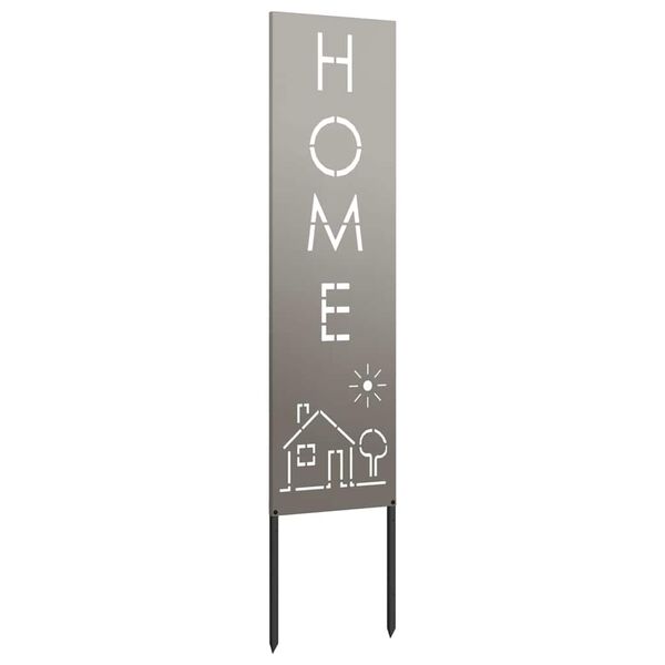 vidaXL Tela de Privacidade para Jardim Ferro Enferrujado 32 x 140 cm