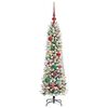 vidaXL &Aacute;rvore de Natal Artificial Branco 120 cm PVC, Metal e Pl&aacute;stico