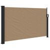 vidaXL Toldo lateral retr&aacute;til 120x600 cm cinzento-acastanhado