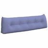 vidaXL Travesseiro para Costas Azul Jeans 160 x 24 x 50 cm tecido