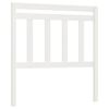 vidaXL Cabeceira de cama 106x4x100 cm pinho maci&ccedil;o branco
