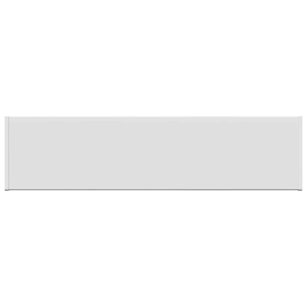 vidaXL Soleira de Janela Branco 80 x 25 x 4,5 cm PVC