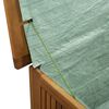 vidaXL Caixa arruma&ccedil;&atilde;o para jardim 150x50x58 cm madeira ac&aacute;cia maci&ccedil;a