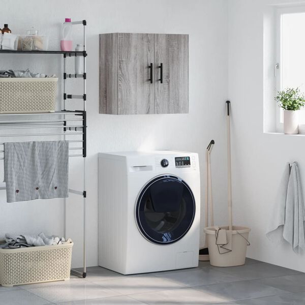 vidaXL Arm&aacute;rio de parede 60x31x60 cm derivados madeira cinzento sonoma