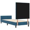 vidaXL Cama Box com cabeceira Azul Escuro 80 x 200 cm Veludo