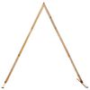 vidaXL Arco de Casamento Marrom Claro 202 x 95 x 254 cm