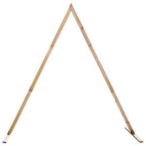 vidaXL Arco de Casamento Marrom Claro 202 x 95 x 254 cm