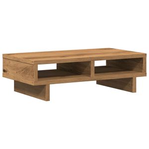 vidaXL Suporte monitor 50x27x15cm derivados madeira carvalho artisiano