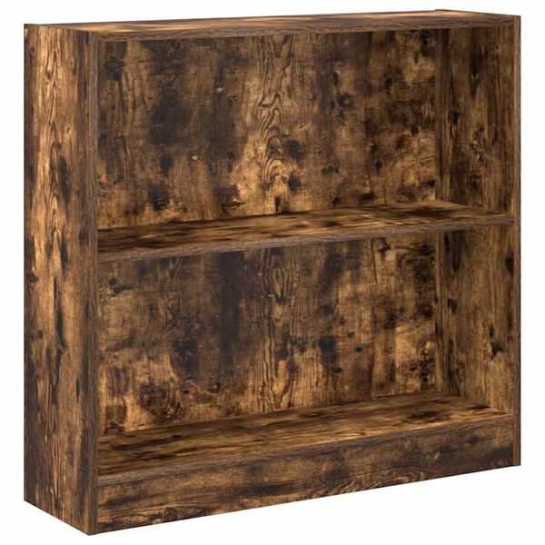 vidaXL Estante 80x24x76 cm derivados de madeira carvalho fumado