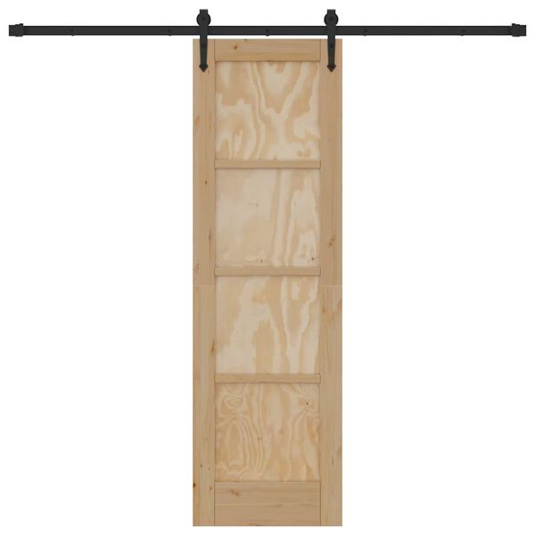 vidaXL Porta Deslizante ORKDAL Castanho 61 x 198,5 cm