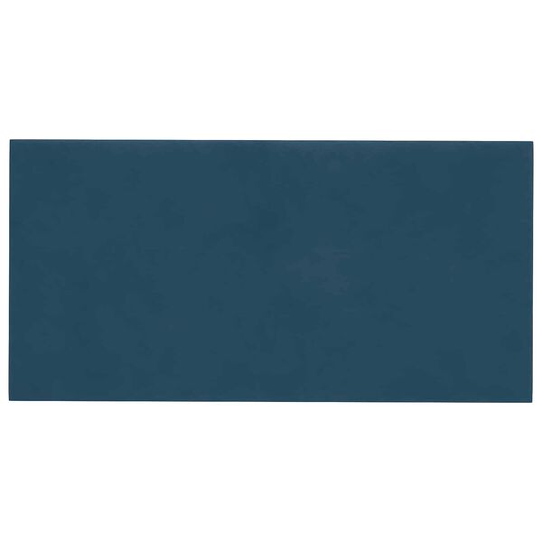 vidaXL Cabeceira de Parede 12 pcs Azul 30 x 15 cm Veludo
