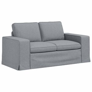 vidaXL Sof&aacute; Cinzento-claro 162 x 80 x 82 cm tecido