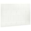 vidaXL Divis&oacute;rias/biombos com 6 pain&eacute;is 2 pcs a&ccedil;o 240x180 cm branco
