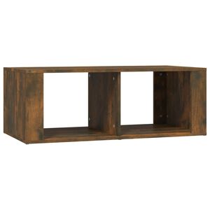 vidaXL Mesa de centro 100x50x36 cm derivados madeira carvalho fumado