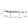 vidaXL Estrutura de cama 140x190 cm madeira maci&ccedil;a branco