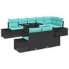 vidaXL Conjunto de Sof&aacute; de Jardim 9 unid. 8-N&uacute;mero de lugares