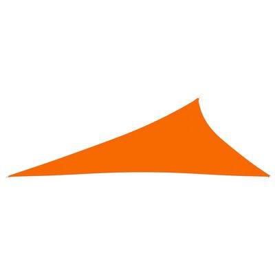 vidaXL Para-sol estilo vela tecido oxford triangular 4x5x6,4 m laranja