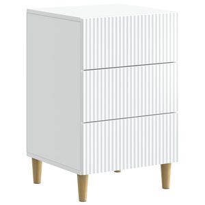 vidaXL Arm&aacute;rio de Cabeceira com gaveta Branco 43 x 41 x 66,5 cm